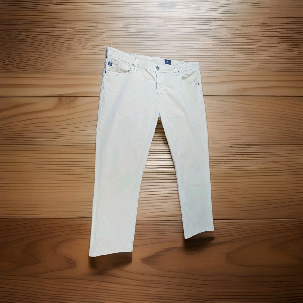 AG Adriano Goldschmied Jeans Men 38 Tan The Everett Chino Slim Straight 40X38
